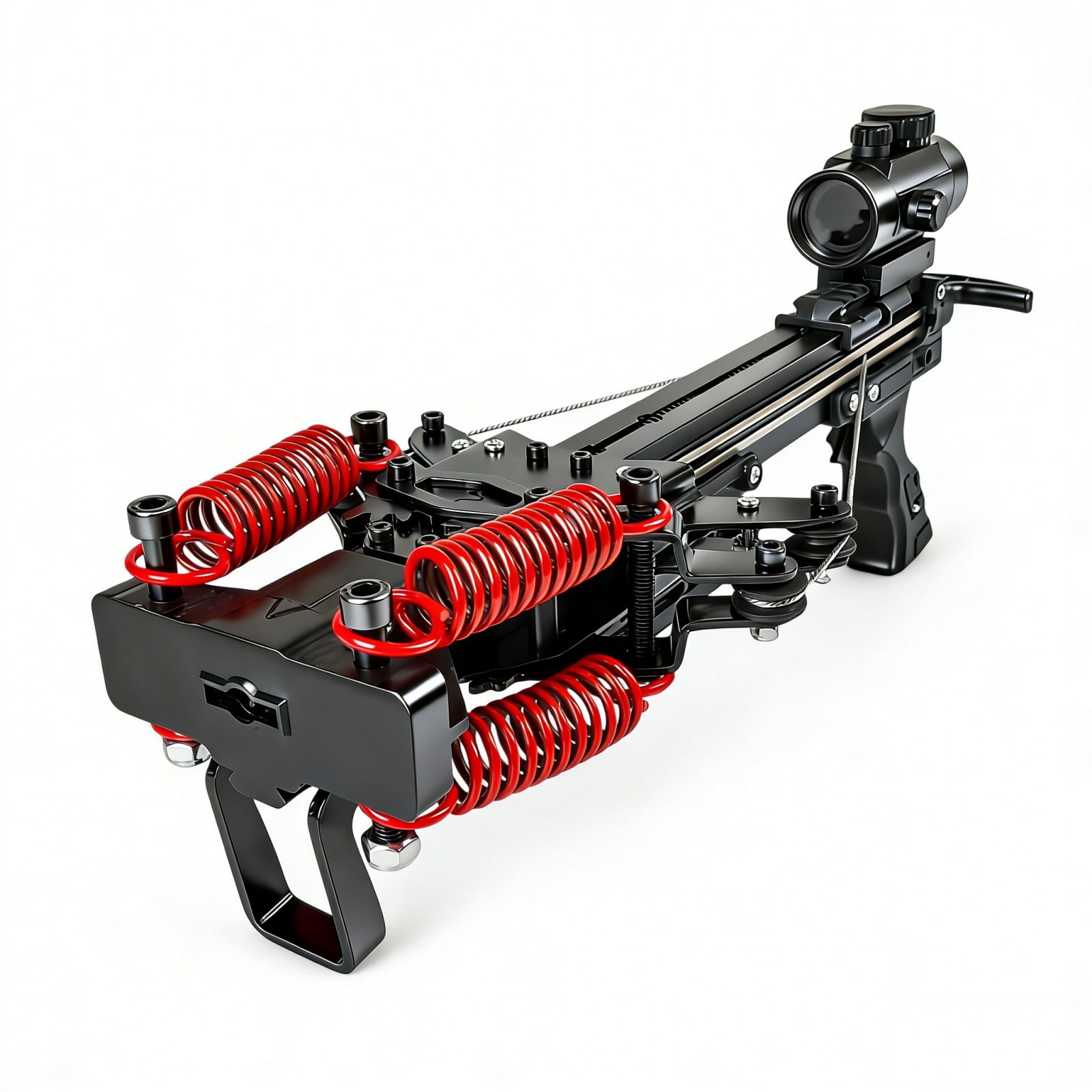 Adjustable Tactical Crossbow for Adults | Complete Kit with Arrows, Steel Balls, Target & Paracord Bracelet