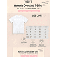 thumbnail image 7 of Women's Oversized White T-Shirt with "UNBROKEN" Graphic Print, Loose Fit Streetwear Tee Top for Summer Casual Wear, 7 of 7