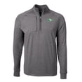 thumbnail image 2 of Men's Cutter & Buck Heather Black North Dakota Adapt Eco Knit Heathered Recycled Quarter-Zip Pullover Top, 2 of 3