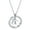 A, variant on Initial Necklace for Women Stainless Steel A to Z Letter Pendant Charm with Chain Silver J