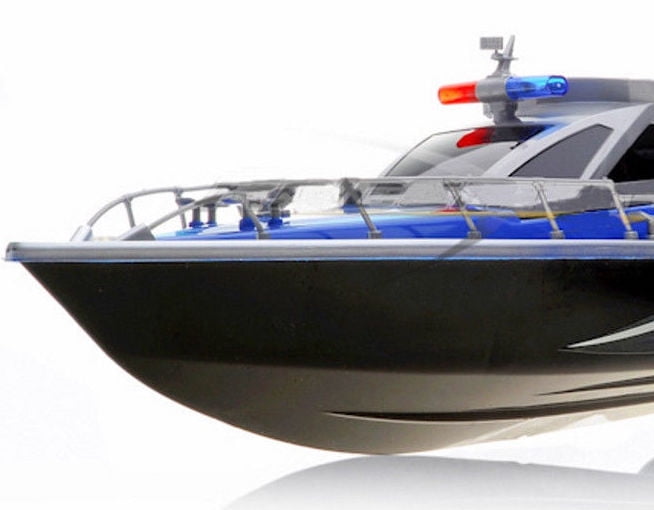 Ready! Set! Race! 17" Radio Control Patrol Boat - Blue