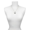 thumbnail image 3 of Delight Jewelry Silvertone XOXO Stamp Silvertone Grandmother Ring Charm Necklace, 18", 3 of 4