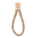 thumbnail image 5 of Inteprter Soporte de papel higiénico para colgar, accesorios de baño duraderos multifuncionales, suministros de almacenamiento para cuerda de cáñamo de Cuerda de cáñamo 2piezas Inteprter CBP215583, 5 of 6