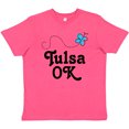 thumbnail image 3 of Inktastic Tulsa Oklahoma Butterfly Youth T-Shirt, 3 of 5