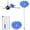 Blue Pink, variant on Ceiling Fan Cleaner Duster Reusable Microfiber Ceiling Fan Blade Cleaner Removable Duster with Extension Pole Adjusts 13 to 49.7 Inch for Cleaning Walls Bookshelves Furniture Door Window Top (Yellow)