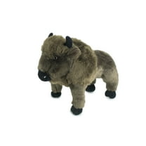 Buffalo, American Bison, Realistic Stuffed Plush Animal, Realistic Figure, Lifelike Model, Educational, Toy, Kids, Gift, 14 Inches. CC195 BB11
