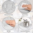 thumbnail image 4 of Juego de 4 manteles individuales de PVC, manteles individuales lavables, manteles individuales antideslizantes, manteles individuales, manteles individuales para fiesta de Navidad, cocina, mesa de, 4 of 7