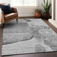 thumbnail image 6 of Addison Rugs Mayfield Washable Transitional Floral Gray Rectangle Rug, 9' x 12', 6 of 6