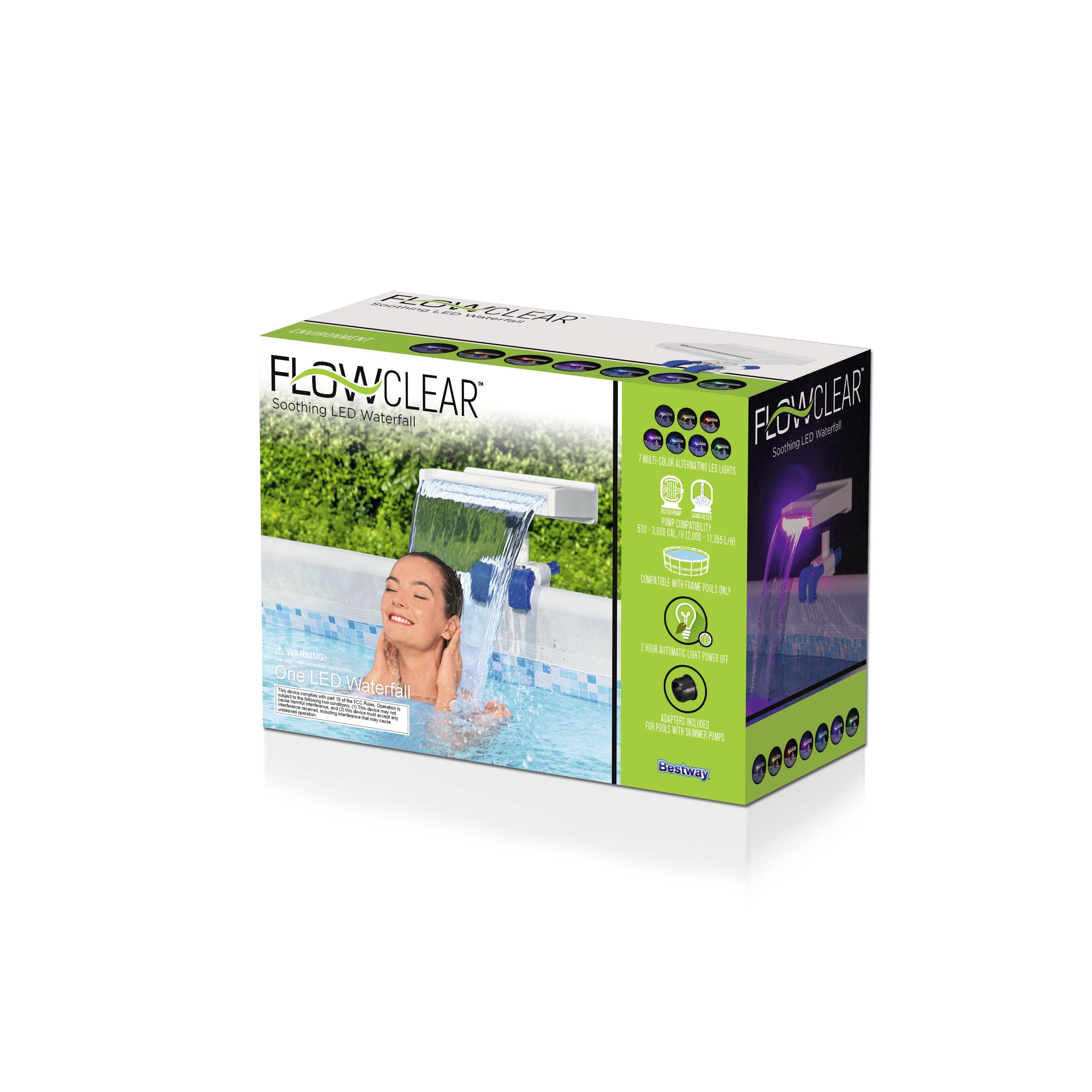 Flowclear Soothing LED Waterfall Above Ground Pool Accessory - image 9 of 9