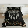 thumbnail image 2 of Manfei Retro Dreamcatcher Bedding Comforter Set,Natural Plant Mushroom Twin Comforter Sets,Country Farmhouse Cabin Bedding Set For Children,Breathable Home Decor Reversible,2 Pieces, 2 of 8
