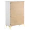 thumbnail image 4 of Kendall 5-drawer Bedroom Chest White, 4 of 7