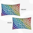 thumbnail image 4 of Fotbe Rainbow Glitter Pillow Cases - Envelope Closure - Luxury, Extra Soft, Cooling Pillow Covers - Wrinkle, Fade, Stain Resistant-20"x30", 4 of 8