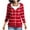 Womens Clothing Red, variant on Womens Zip Up Sweatshirts, Women's Lightweight Zip Up Hoodie – Long Sleeve Thin Casual Striped Printed Hooded Jacket with Pockets S-3XL