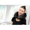 thumbnail image 5 of Brookstone Microbead Travel Neck Pillow - Lightweight U-Shaped Travel Pillow for Neck Support, 5 of 7