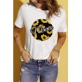 thumbnail image 2 of ABPHQTO Camiseta gráfica de manga corta con estampado de girasoles de mamá blanca para mujer, 2 of 5