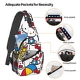 thumbnail image 3 of Lsque Sanrio Pattern Cross Chest Bag Diagonally – Premium Durable Front Chest Sling with Adjustable Padded Strap, High-Capacity Storage, 3 of 8