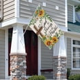thumbnail image 6 of With God All Things Are Possible Religious Spring Summer Easter Decorative House Flag, Cross Sunflower Garden Yard Outside Decorations, Inspirational Fall Autumn Outdoor Large Home Decor 28x40, 6 of 6