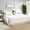 White, variant on Split-King Bed Sheet Set (5-Pieces) Adjustable Bed Sheets - 800 Thread Count 100% Egyptian Cotton - 15" Deep Pocket of Fitted Sheet -(Split King, White Solid)