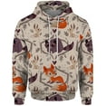 thumbnail image 4 of Sweat à Capuche Imprimé Animal Mignon pour Hommes, Mode Automne et Hiver, Design de Rue Harajuku, 4 of 5