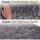 thumbnail image 3 of Memory Foam Bath Mat Comfortable Bathroom Rugs Super Absorbent Bathroom Rugs Machine Washable Bathroom Mats Non-Slip Rugs Soft Stone Embossed Rugs Thi, 3 of 4