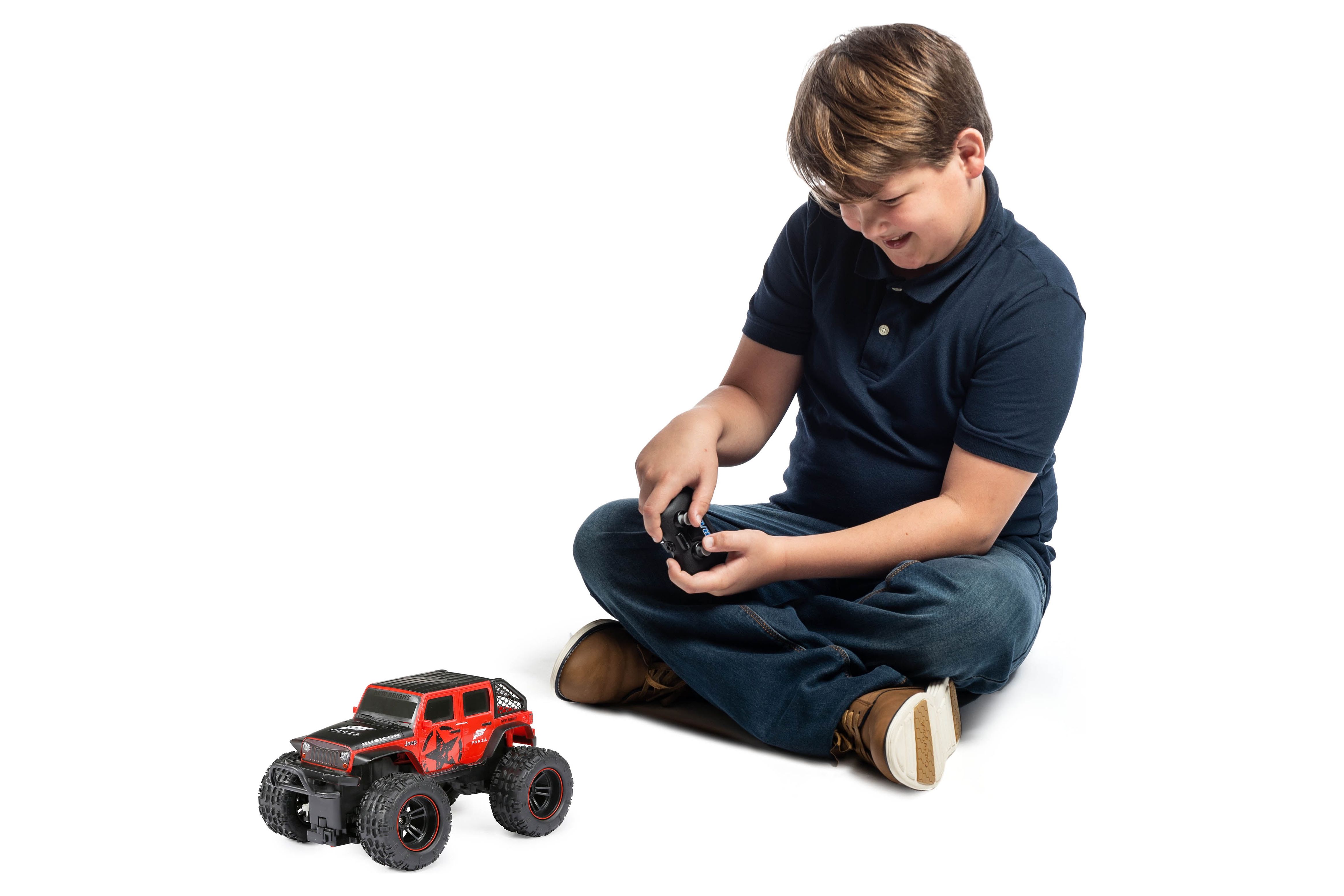 New Bright (1:16) Forza Jeep Wrangler Battery Radio Control Red/Black Truck, 1688UF-4RK - image 5 of 10