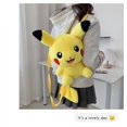 thumbnail image 1 of Sanrio-Bolsa de felpa de Cinnamorol, Mymelody, Kuromi, Onpompurin, Hello Kitty, Pikachu, Anime Kawaii, mochila de hombro, bandolera, 1 of 4