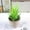 Green, variant on Simulation Of Green Plant Artificial Aloe Potted Army Green Fake Flowers, 1* Simulation Of Aloe Potted Plants Fake Flowers Small(Plastic, One Size)