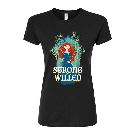 Disney Brave - Merida Strong Willed - Juniors Fitted Graphic T-Shirt