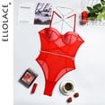 thumbnail image 4 of Baddie Rhinestone Sexy Lingerie Bodysuit, 4 of 8