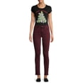 thumbnail image 2 of Hybrid Juniors Meowy Holidays Graphic T-Shirt, 2 of 6