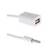 thumbnail image 3 of Cable de entrada auxiliar de 15 cm Conector jack de 3,5 mm a toma USB 2.0, 3 of 4