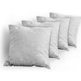 thumbnail image 5 of Ambesonne Grey Throw Pillow Cover 4 Pack, Curly Retro Floral Design, 20", Grey, 5 of 7