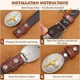 thumbnail image 6 of SUOSDEY Kid Western Leather Belts Strap for Boys Girls,Toddler Youth Engraved Embossed Belt Strap without Buckle, 6 of 6