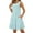 Light Blue, variant on Petite Maxi Dresses For Women Petite Length Women'S Floral Camo Print Spring Summer Loose Casual Round Neck Camisole Sleeveless Vest Pocket Dress Swimsuit Beach Cover Up Mid-Length(Yellow,L)