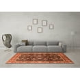 thumbnail image 3 of Ahgly Company Indoor Rectangle Oriental Orange Industrial Area Rugs, 8' x 12', 3 of 4