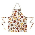 thumbnail image 2 of Autumn Fall Leaves Pattern Apron-Garden Aprons for Women with Pockets-Cotton Linen Waterproof Kitchen Cooking Gardening Aprons Adjustable for Kitchen,Cooking,BBQ and Salon 33"x27", 2 of 7