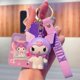 thumbnail image 1 of Llavero acrílico de Anime Sanrio, serie de cuatro estrellas, Kuromi Cinnamoroll, MyMelody, regalo para pareja de niñas, novedad de 2022 YAOSANBAO BAO unisex, 1 of 2