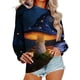 thumbnail image 5 of Xuyuer Women's Long Sleeve Hoodless Printed Casual Warm Sweatshirt, Cozy Pullover for Spring Comfort, Everyday Lounging and Seasonal Graphic Style, 5 of 5
