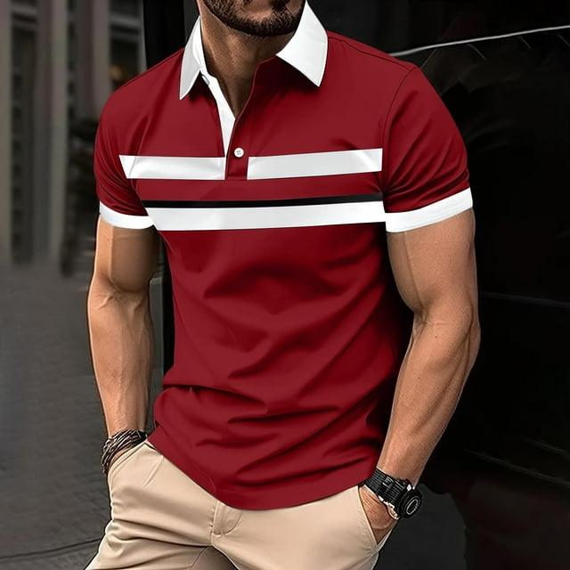 pstuiky Camisas casuales de manga corta para hombre, Suéter informal de moda para hombre, color liso, manga larga y cuello redondo. camisetas de hombre xxl