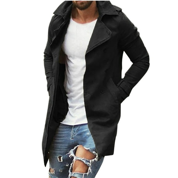 Vedolay Mens Cardigan Sweater Knit Casual Cardigan Lapel Long Sleeve Sweater for Men Black,XL
