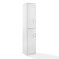 thumbnail image 1 of Crosley Furniture Armoire de Rangement en Lin Savannah, Blanc, 1 of 15