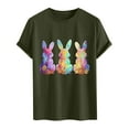 thumbnail image 4 of Generic Men's Happy Easter T Shirts Rabbit Ears Eggs Flowers Leaf Tops Summer Crew Neck Tees Cotton Going Out Shirts, 4 of 5