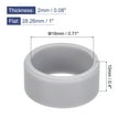 thumbnail image 2 of Uxcell Silicone Rubber Bands Rings Non-slip 1" Grey for Wrapping Paper 5Pcs, 2 of 5