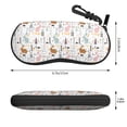 thumbnail image 2 of Xecao Fall Rabbit for Eyeglass Case Soft Shell, Portable Sunglass Case, Fashionable Eyeglass Case with Zipper, Lightweight, 2 of 6