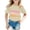 1-Beige418, variant on Kiijoy Toddler Girls Birthday Short Sleeve T-Shirt Letter Print Soft T Shirt, Sizes 1-2