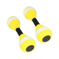 thumbnail image 4 of Pesas acuáticas Agua Acuático Fitness Barbells Deportes acuáticos Herramienta de fitness Portátil Ligero Agua Ejercicio aeróbico para entrenamientos amarillo y, 4 of 8