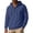 Dark Blue, variant on Men's Long Sleeve Half Zip Hooded Sweatshirt Raglan Casual Pullover Top Relaxed Fit Soft Streetwear Drawstring for Fall Winter Spring Daily Fashion Wear Style Guys Pink M