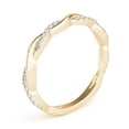 thumbnail image 3 of Wedding Band 0.20 Carat Round (FG/VS1 ) Diamond In 10K Solid Yellow Gold Jewelry, 3 of 4