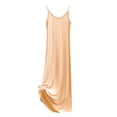 thumbnail image 1 of Robe pour Femmes, Robe Sans Manches Ample Confortable Couleur Unie, Nuisette pour Femmes, 1 of 8