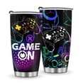 thumbnail image 1 of Vaso para beber Jekeno Gamer, 591 ml, acero inoxidable, 1 of 6